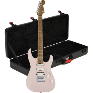 Charvel Pro-Mod DK24 HSS 2pt cm - Satin Shell Pink, Gator GTSA-GTRELEC Case Bundle Charvel Pro-Mod DK24 HSS 2pt cm - Satin Shell Pink, Gator GTSA-GTRELEC Case Bundle