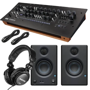 Korg minilogue XD module Polyphonic Analog Synthesizer, Presonus Eris3.5, Tascam TH02, (2) 1/4 Cables Bundle Korg minilogue XD module Polyphonic Analog Synthesizer, Presonus Eris3.5, Tascam TH02, (2) 1/4 Cables Bundle