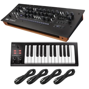 Korg minilogue XD module Polyphonic Analog Synthesizer, Icon iKeyboard 3 Nano 25 Key, (4) 1/4 Cables Bundle Korg minilogue XD module Polyphonic Analog Synthesizer, Icon iKeyboard 3 Nano 25 Key, (4) 1/4 Cables Bundle