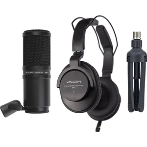 Zoom ZDM-1 Podcast Mic Pack with Headphones, Windscreen, XLR, and Tabletop Stand Zoom ZDM-1 Podcast Mic Pack with Headphones, Windscreen, XLR, and Tabletop Stand