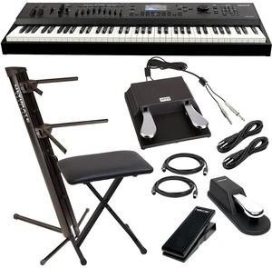 Kurzweil Forte 7 76-Key Stage Piano, Ultimate APEX AX, Bench, Studiologic VFP 2, Sustain Pedal (Included), Nektar NX-P, (2) 1/4 Cables, (2) Midi Cables Bundle Kurzweil Forte 7 76-Key Stage Piano, Ultimate APEX AX, Bench, Studiologic VFP 2, Sustain Pedal (Included), Nektar NX-P, (2) 1/4 Cables, (2) Midi Cables Bundle
