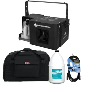 American DJ Entour Snow Machine, Gator Tote12 Bag, DMX Cable, ADJ Snow Gallon Bundle American DJ Entour Snow Machine, Gator Tote12 Bag, DMX Cable, ADJ Snow Gallon Bundle