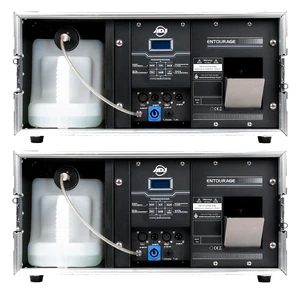 (2) American DJ Entourage 1500W Professional Faze Machine Built Into a Flight Case Bundle (2) American DJ Entourage 1500W Professional Faze Machine Built Into a Flight Case Bundle