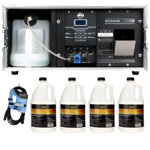 American DJ Entourage 1500W, (4) Chauvet Haze Gallons, DMX Cable Bundle American DJ Entourage 1500W, (4) Chauvet Haze Gallons, DMX Cable Bundle