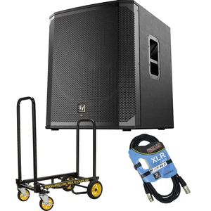 Electro-Voice ELX200-18SP, Rock and Roller Cart, XLR Cable Bundle Electro-Voice ELX200-18SP, Rock and Roller Cart, XLR Cable Bundle