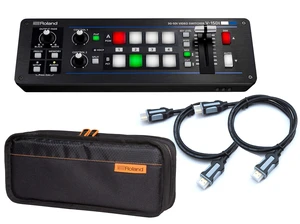Roland V-1SDI 4-Channel HD Video Switcher - Roland CB-BV1 Carry Bag - (2) HDMI Cables Roland V-1SDI 4-Channel HD Video Switcher - Roland CB-BV1 Carry Bag - (2) HDMI Cables