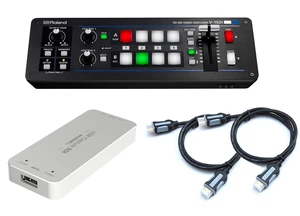Roland V-1SDI 4-Channel HD Video Switcher - Magewell USB Capture SDI USB 3.0 HD - (2) HDMI Cables Roland V-1SDI 4-Channel HD Video Switcher - Magewell USB Capture SDI USB 3.0 HD - (2) HDMI Cables