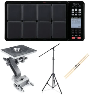 Roland OCTAPAD SPD-30 Black - Roland APC-33 - Pyle Heavy Duty Mic Stand - Drum Stick Roland OCTAPAD SPD-30 Black - Roland APC-33 - Pyle Heavy Duty Mic Stand - Drum Stick