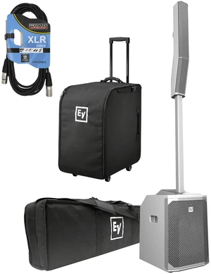 Electro-Voice EVOLVE 50 White Portable 1000W Bluetooth + Electro-Voice Evolve 50 Column Speaker Carrying Case with Wheels and Cable. Electro-Voice EVOLVE 50 White Portable 1000W Bluetooth + Electro-Voice Evolve 50 Column Speaker Carrying Case with Wheels and Cable.