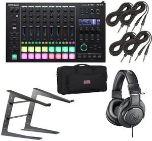 Roland MC-707 GROOVEBOX + Audio-Technica ATH-M20x Monitor Headphones Package. Roland MC-707 GROOVEBOX + Audio-Technica ATH-M20x Monitor Headphones Package.
