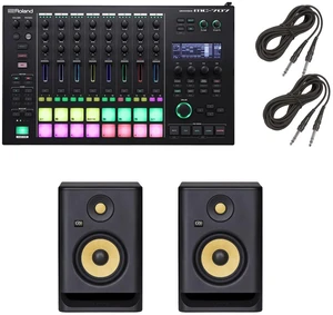 Roland MC-707 GROOVEBOX + (2) KRK ROKIT 5 G4 5" 2-Way Active Studio Monitor and Cables. Roland MC-707 GROOVEBOX + (2) KRK ROKIT 5 G4 5" 2-Way Active Studio Monitor and Cables.