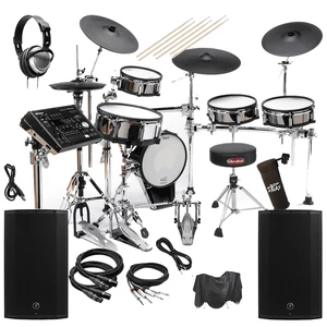 Roland TD-50KV V-Drums 5pc Electronic Drum Set Complete Drum Bundle Roland TD-50KV V-Drums 5pc Electronic Drum Set Complete Drum Bundle