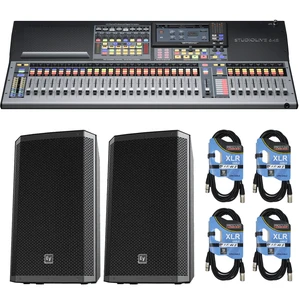 PreSonus StudioLive 64S Series III S 76-Channel Digital Mixing Console/Recorder/Interface + 2x Electro-Voice ZLX-12P and Cables. PreSonus StudioLive 64S Series III S 76-Channel Digital Mixing Console/Recorder/Interface + 2x Electro-Voice ZLX-12P and Cables.
