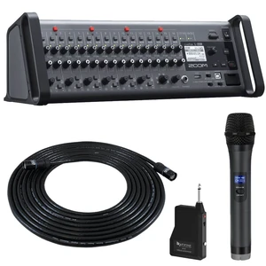 Zoom LiveTrak L-20R 20-Channel Digital Mixer-Recorder for Stage Use + FIFINE K025 Wireless Handheld Microphone + GLS Audio 20-Feet Ethercon Compatible RJ45 Cat6 Cable OFC Pro Tour Heavy Duty G-Shell Zoom LiveTrak L-20R 20-Channel Digital Mixer-Recorder for Stage Use + FIFINE K025 Wireless Handheld Microphone + GLS Audio 20-Feet Ethercon Compatible RJ45 Cat6 Cable OFC Pro Tour Heavy Duty G-Shell