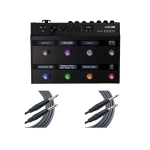 Line 6 HX Effects Multi-Effects Pedalboard for Electric Guitars and Mogami Cables. Line 6 HX Effects Multi-Effects Pedalboard for Electric Guitars and Mogami Cables.