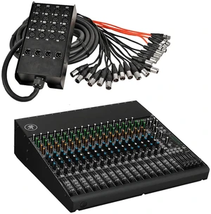 Mackie 1604VLZ4 16-Channel 4-Bus Compact Mixer + Seismic Audio SACB-16x4x25 16-Channel XLR Low Profile Circuit Board Snake Cable, 25-Feet Mackie 1604VLZ4 16-Channel 4-Bus Compact Mixer + Seismic Audio SACB-16x4x25 16-Channel XLR Low Profile Circuit Board Snake Cable, 25-Feet