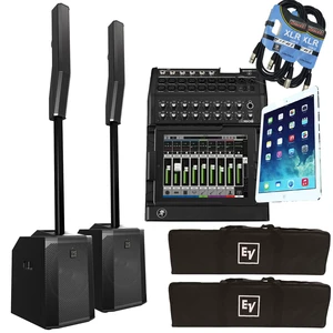Electro-Voice EVOLVE 50 Black Portable 1000W Bluetooth (Pair) + Mackie DL1608 + iPad (10.2-Inch, Wi-Fi, 32GB) + Bags + Cables Electro-Voice EVOLVE 50 Black Portable 1000W Bluetooth (Pair) + Mackie DL1608 + iPad (10.2-Inch, Wi-Fi, 32GB) + Bags + Cables