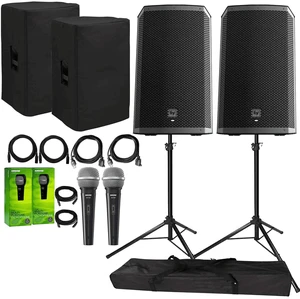 Electro-Voice ZLX-12BT Active 12" Bluetooth Speaker Package with 2x Microphones, Cables, Covers, & Stands Electro-Voice ZLX-12BT Active 12" Bluetooth Speaker Package with 2x Microphones, Cables, Covers, & Stands