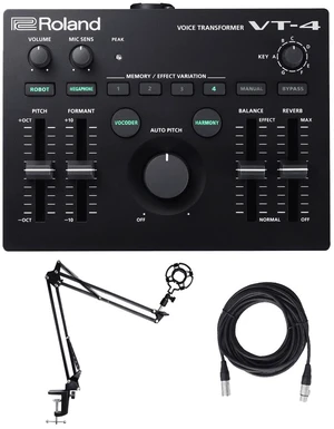Roland AIRA VT-4 Voice Transformer + Eastshining Adjustable Microphone Suspension Boom and Cable. Roland AIRA VT-4 Voice Transformer + Eastshining Adjustable Microphone Suspension Boom and Cable.