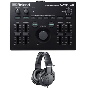 Roland AIRA VT-4 Voice Transformer + Audio-Technica ATH-M20x Monitor Headphones (Black) Roland AIRA VT-4 Voice Transformer + Audio-Technica ATH-M20x Monitor Headphones (Black)