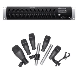 PreSonus StudioLive 24R - 26-Input, 32-Channel Series III Stage Box and Rack Mixe + Samson DK707 7-Piece Drum Microphone Kit PreSonus StudioLive 24R - 26-Input, 32-Channel Series III Stage Box and Rack Mixe + Samson DK707 7-Piece Drum Microphone Kit
