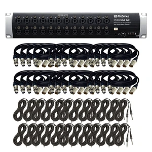 PreSonus StudioLive 24R - 26-Input, 32-Channel Series III Stage Box and Rack Mixe + (24) XLR and (24) TRS Cables. PreSonus StudioLive 24R - 26-Input, 32-Channel Series III Stage Box and Rack Mixe + (24) XLR and (24) TRS Cables.