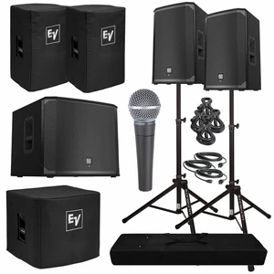 (2)Electro-Voice EKX-12P 12" Powered Speaker & EKX-15SP 15" Subwoofer Package (2)Electro-Voice EKX-12P 12" Powered Speaker & EKX-15SP 15" Subwoofer Package