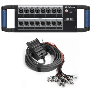 PreSonus NSB 8.8 - 8 x 8 AVB-Networked Stage Box & Accenta ACC-8045 8-In/4-Out Stage Box PreSonus NSB 8.8 - 8 x 8 AVB-Networked Stage Box & Accenta ACC-8045 8-In/4-Out Stage Box