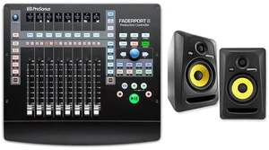 PreSonus Faderport 8 - Mix Production Controller. With KRK Rokit 5 G4 - 100W 8" Two-Way Active Studio Monitor (Pair) PreSonus Faderport 8 - Mix Production Controller. With KRK Rokit 5 G4 - 100W 8" Two-Way Active Studio Monitor (Pair)