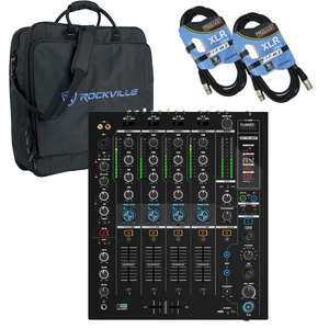 Reloop RMX-95 Digital Club Mixer, Rockville MB2020, (2) XLR Cables Bundle Reloop RMX-95 Digital Club Mixer, Rockville MB2020, (2) XLR Cables Bundle