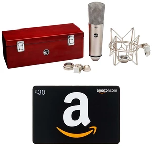 Warm Audio WA87 R2 Condenser Microphone (Silver), Amazon Gift Card $30 Bundle Warm Audio WA87 R2 Condenser Microphone (Silver), Amazon Gift Card $30 Bundle