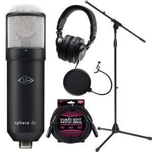Universal Audio Sphere DLX Modeling Microphone, ErnieBall XLR 25FT, Pop Filter, Presonus HD9, Mic Stand Bundle Universal Audio Sphere DLX Modeling Microphone, ErnieBall XLR 25FT, Pop Filter, Presonus HD9, Mic Stand Bundle