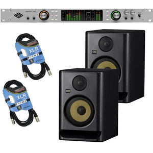Universal Audio Apollo x8 with UAD Analog Classics Audio Interface - (2) KRK Rokit 5 G5 - (2) XLR Cables Bundle Universal Audio Apollo x8 with UAD Analog Classics Audio Interface - (2) KRK Rokit 5 G5 - (2) XLR Cables Bundle