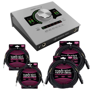 Universal Audio Apollo Twin X DUO G2 with UAD Analog Classics Audio Interface - (2) ErnieBall XLR 25Ft - (2) ErnieBall 1/4 Bundle Universal Audio Apollo Twin X DUO G2 with UAD Analog Classics Audio Interface - (2) ErnieBall XLR 25Ft - (2) ErnieBall 1/4 Bundle