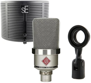 Neumann TLM-102 Studio Condenser Microphone (Nickel), sE Electronics RF-X Shield Bundle Neumann TLM-102 Studio Condenser Microphone (Nickel), sE Electronics RF-X Shield Bundle