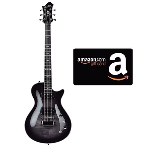 Hagstrom Ultra Swede Electric Guitar Black Burst, $70 Amazon Gift Card Bundle Hagstrom Ultra Swede Electric Guitar Black Burst, $70 Amazon Gift Card Bundle