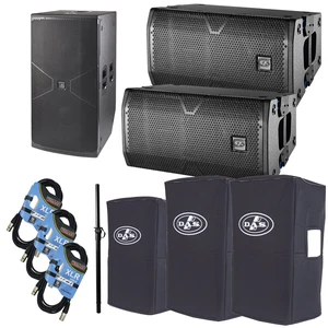 (2) Das Vantec 20A, Vantec 218A, (2) CVR-VANTEC20, CVR-VANTEC 218A, (3) XLR Cables, On Stage Pole Bundle (2) Das Vantec 20A, Vantec 218A, (2) CVR-VANTEC20, CVR-VANTEC 218A, (3) XLR Cables, On Stage Pole Bundle