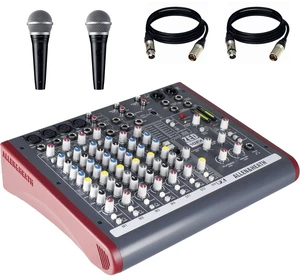 Allen & Heath ZED-10FX Multi-Purpose Miniature Mixer +(2) Dynamic Vocal Microphone + XLR 15FT Cables Allen & Heath ZED-10FX Multi-Purpose Miniature Mixer +(2) Dynamic Vocal Microphone + XLR 15FT Cables