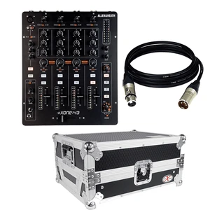 Allen & Heath XONE:43 - 4+1 Channel Analog DJ Mixer & ProX XS-M12LT Large Format 12" DJ Mixer Case with Laptop Shelf and Cable Allen & Heath XONE:43 - 4+1 Channel Analog DJ Mixer & ProX XS-M12LT Large Format 12" DJ Mixer Case with Laptop Shelf and Cable