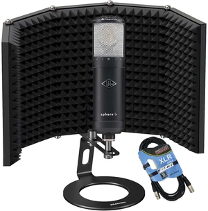 Universal Audio Sphere LX Modeling Microphone - Aokeo Mic Isolation Shield - XLR Cable Bundle Universal Audio Sphere LX Modeling Microphone - Aokeo Mic Isolation Shield - XLR Cable Bundle
