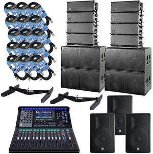 (8) DAS Event 210A Dual 10 Powered Line Array Speaker, (4) DAS EVENT 218A Sub, (3) PSG AUDIO Cobra 115, (2) DAS AX-EV210, PSG AUDIO TQ-22 Digital Mixer, (15) XLR Cables Bundle (8) DAS Event 210A Dual 10 Powered Line Array Speaker, (4) DAS EVENT 218A Sub, (3) PSG AUDIO Cobra 115, (2) DAS AX-EV210, PSG AUDIO TQ-22 Digital Mixer, (15) XLR Cables Bundle