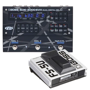 BOSS SDE-3000EVH Dual Digital Delay Pedal, FS-5U Footswitch Bundle BOSS SDE-3000EVH Dual Digital Delay Pedal, FS-5U Footswitch Bundle