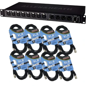 Allen & Heath GLD-AR84 8×4 Expansion Rack, (8) XLR Cables Bundle Allen & Heath GLD-AR84 8×4 Expansion Rack, (8) XLR Cables Bundle