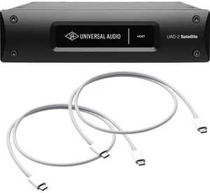 Universal Audio UAD-2 Satellite USB OCTO Core, (2) Apple Thunderbolt 3 Cables Bundle Universal Audio UAD-2 Satellite USB OCTO Core, (2) Apple Thunderbolt 3 Cables Bundle