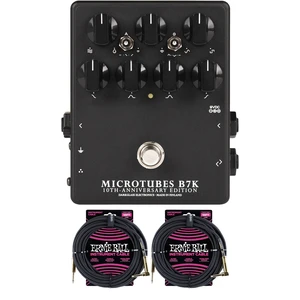 Darkglass Microtubes B7K V2 10th-anniversary, (2) 1/4 Ernie Ball Cables Bundle Darkglass Microtubes B7K V2 10th-anniversary, (2) 1/4 Ernie Ball Cables Bundle