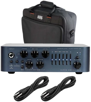 Darkglass Alpha-Omega 500 Amplifier Head, Gator GMIXERBAG1515, (2) 1/4 Cables Bundle Darkglass Alpha-Omega 500 Amplifier Head, Gator GMIXERBAG1515, (2) 1/4 Cables Bundle