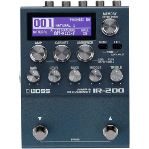 Boss IR-200 Amp and IR Cabinet Pedal Boss IR-200 Amp and IR Cabinet Pedal