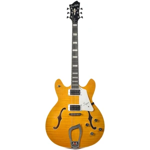Hagstrom Super Viking Flame Maple Electric Guitar - Dandy Dandelion Hagstrom Super Viking Flame Maple Electric Guitar - Dandy Dandelion