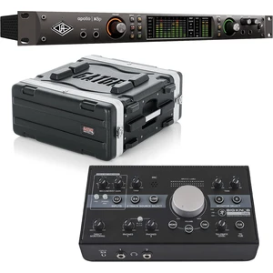 Universal Audio Apollo x8p Heritage Edition 16 x 22 Thunderbolt, Gator GR-4L Rack Case, Mackie Big Knob Studio Bundle Universal Audio Apollo x8p Heritage Edition 16 x 22 Thunderbolt, Gator GR-4L Rack Case, Mackie Big Knob Studio Bundle