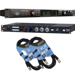 Universal Audio Apollo x8p Heritage Edition 16 x 22 Thunderbolt, Warm Audio WA73-EQ Preamp, (2) XLR Cables Bundle Universal Audio Apollo x8p Heritage Edition 16 x 22 Thunderbolt, Warm Audio WA73-EQ Preamp, (2) XLR Cables Bundle